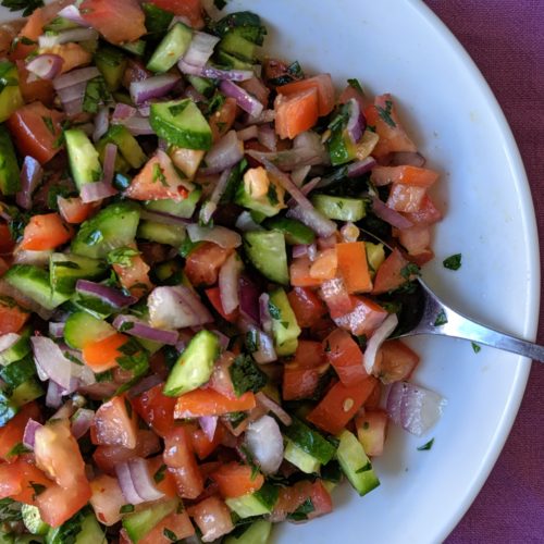 am what I eat | Salata baladi (Egyptian salad) - am what I eat