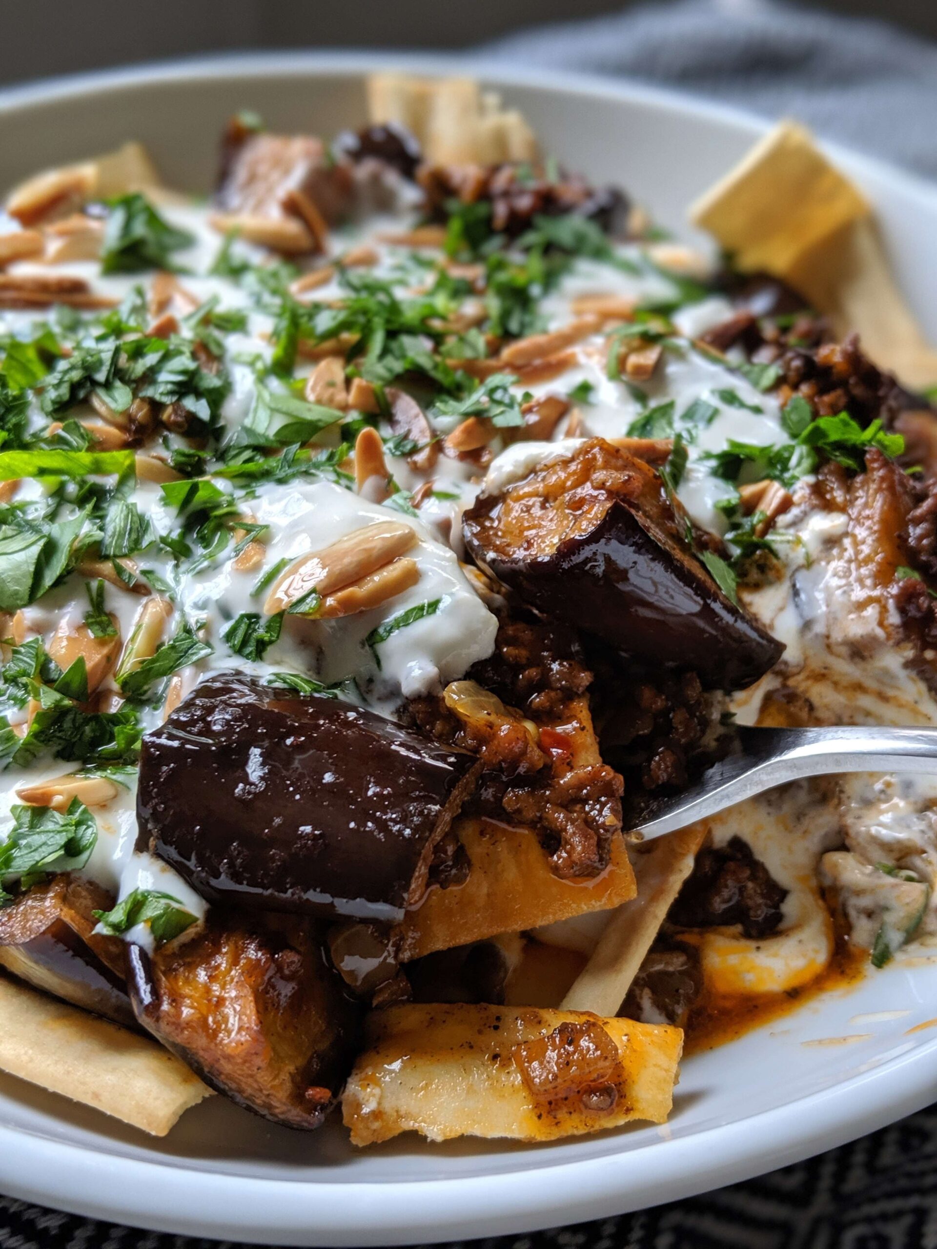 eggplant fatteh fatta