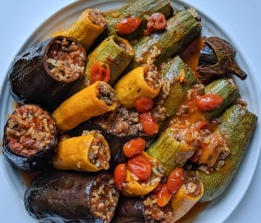 Middle Eastern stuffed veggies, Mahashi