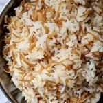 Egyptian rice with vermicelli - roz bil shareya