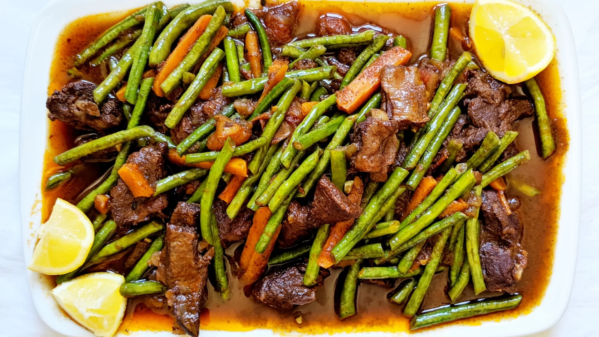 Fasolia – Egyptian green bean stew