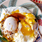 Çılbır - Turkish eggs with spiced butter and labneh