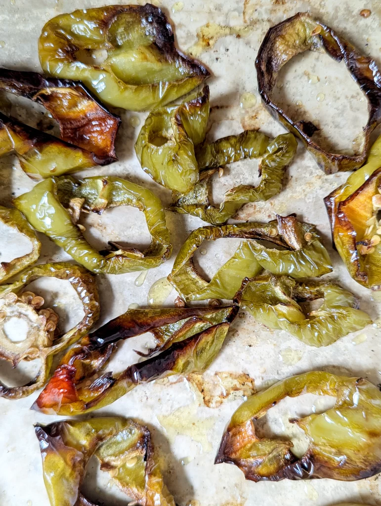 roasted pepper slices