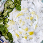 Cucumber and yogurt salad - Salatat zabadi