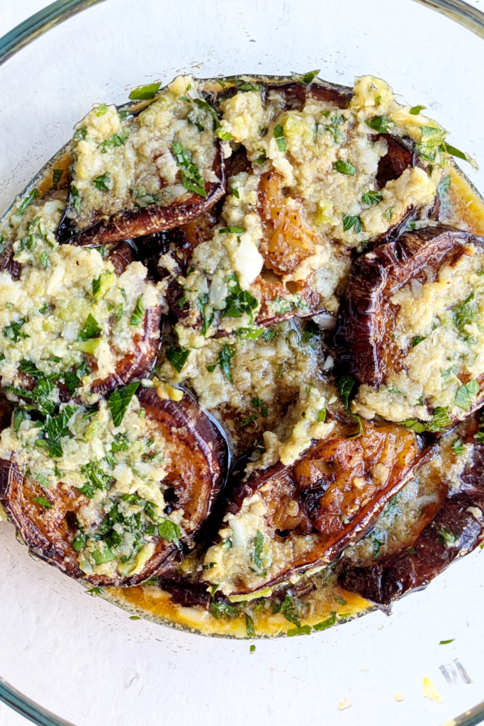 Egyptian pickled eggplant