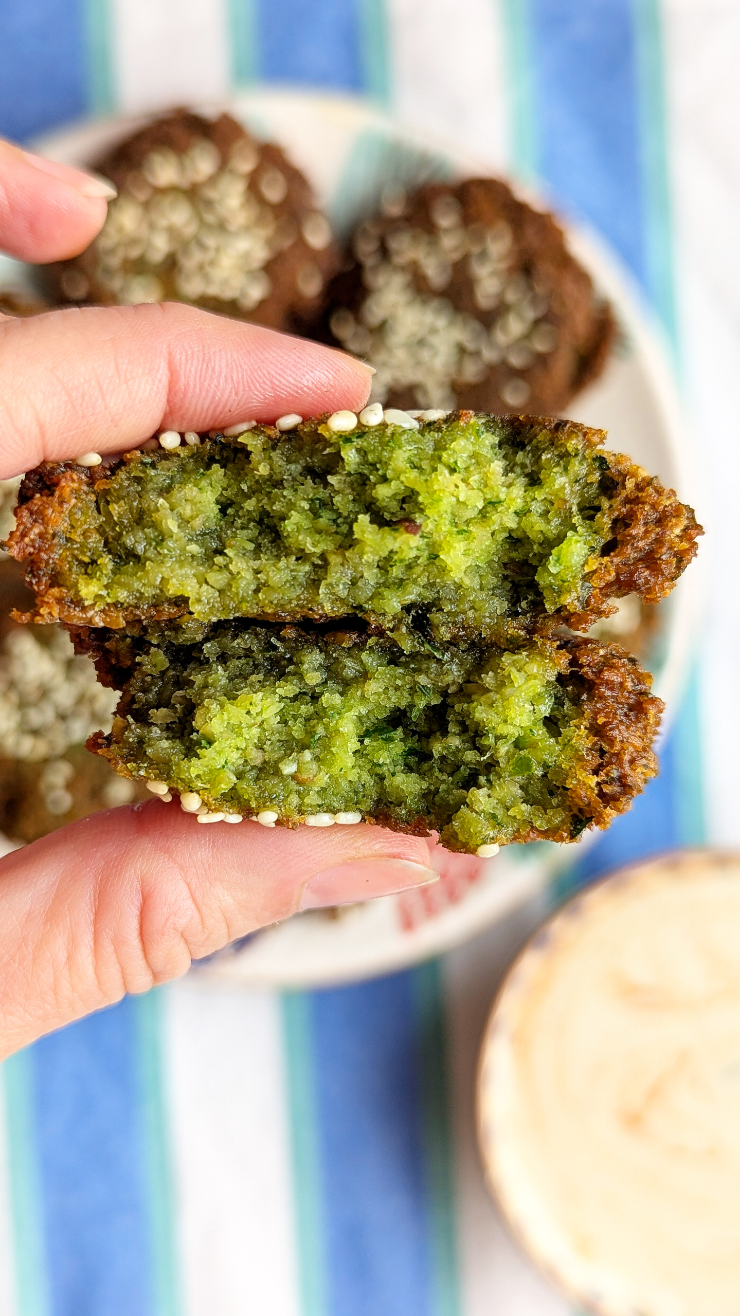 Inside taameya- Egyptian falafel